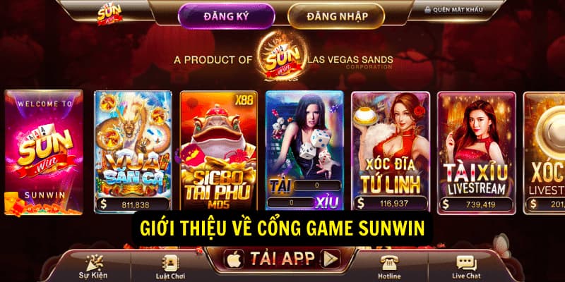 Hệ thống game đa dạng tại Sunwin 